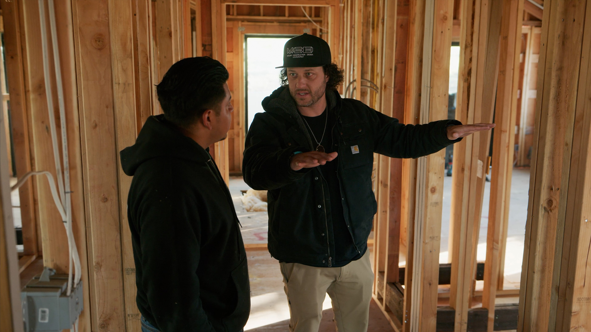 Merciari on a construction site